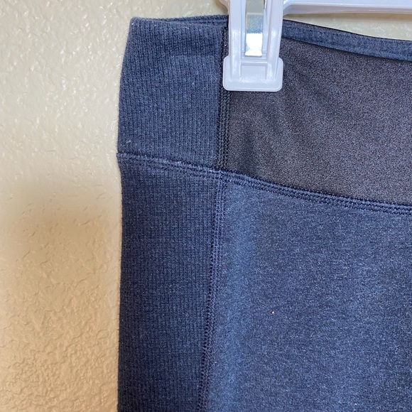 Lululemon Cotton Ribbed Spandex Insert Crop Leggings - Picture 6 of 12